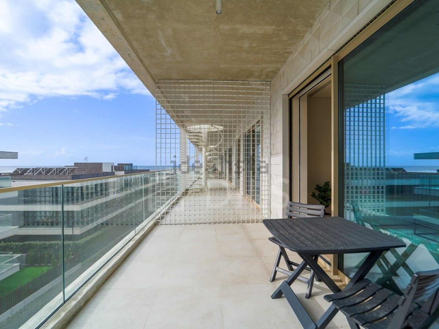 出租公寓 t2在Avenida da Beira-Mar, 3321 - 露台