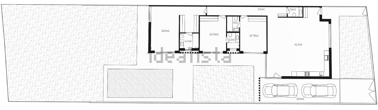 联排别墅出售在Avenida Via circular, Mindelo s/n - 平面图