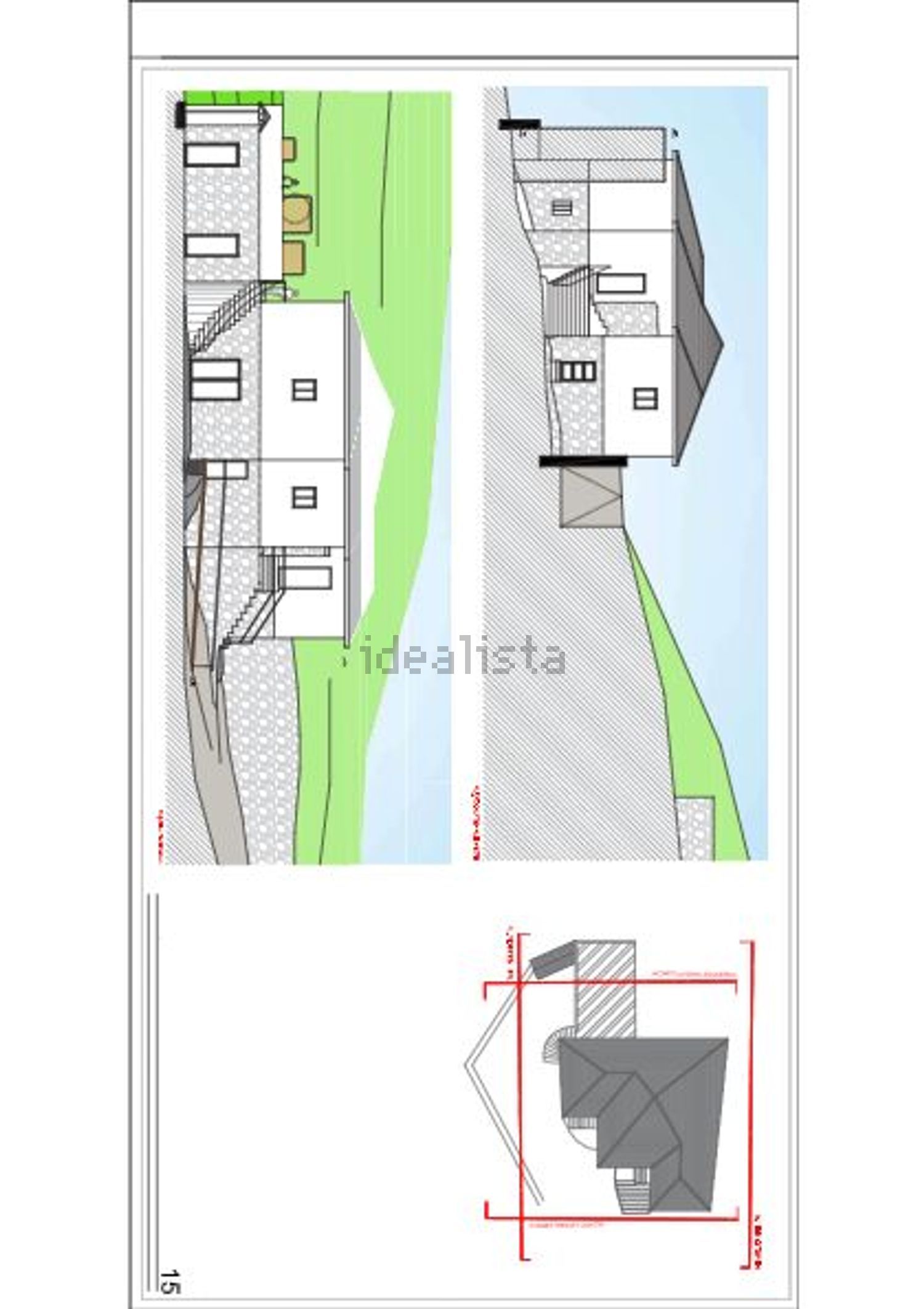 小楼房或独栋别墅出售在Avenida São João Baptista - 平面图
