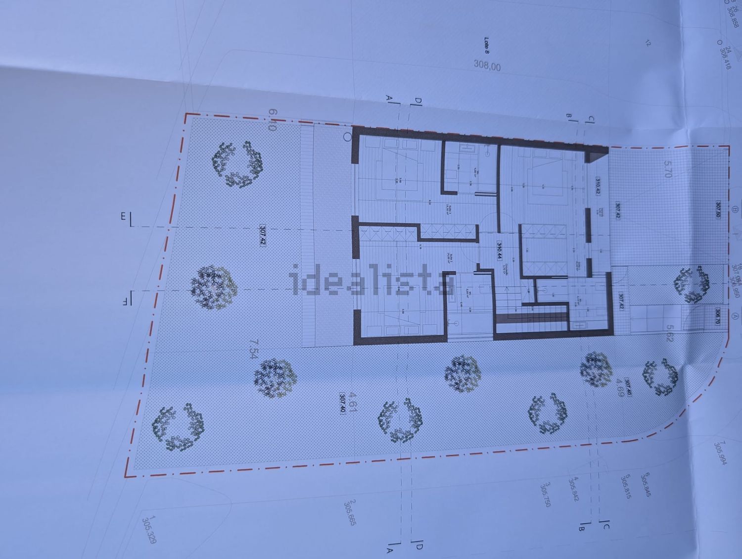 小楼房或独栋别墅出售在Rua Tinocos de Cima s/n - 平面图