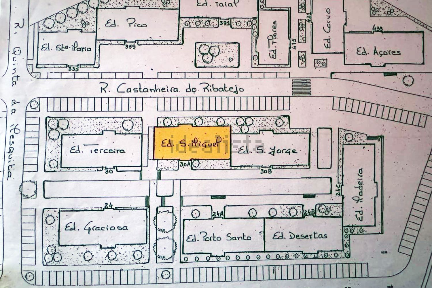 公寓 t2出售Quinta da Mesquita - 平面图