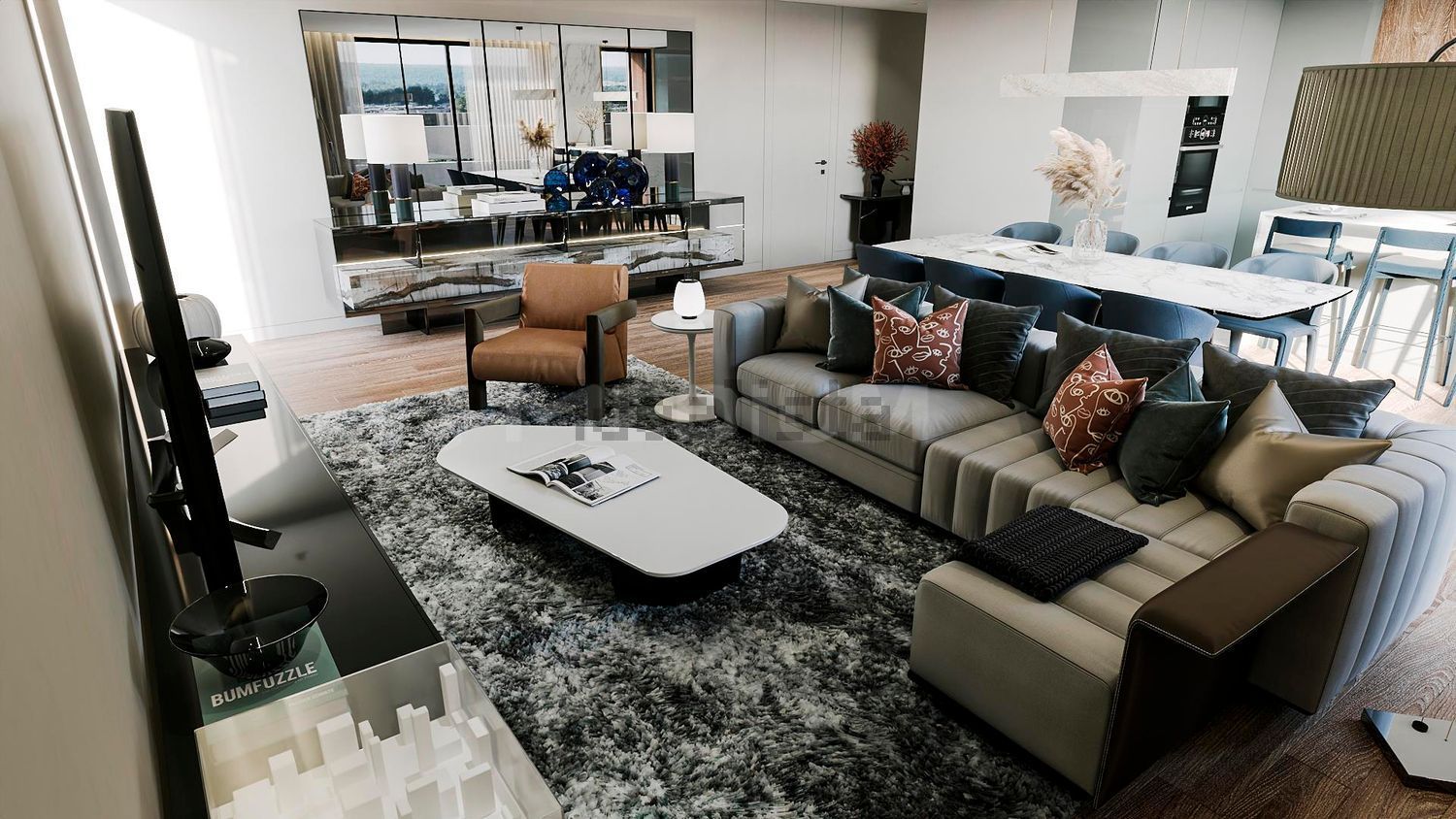 公寓 t3出售在Rua Fernão de Magalhães s/n - 客厅