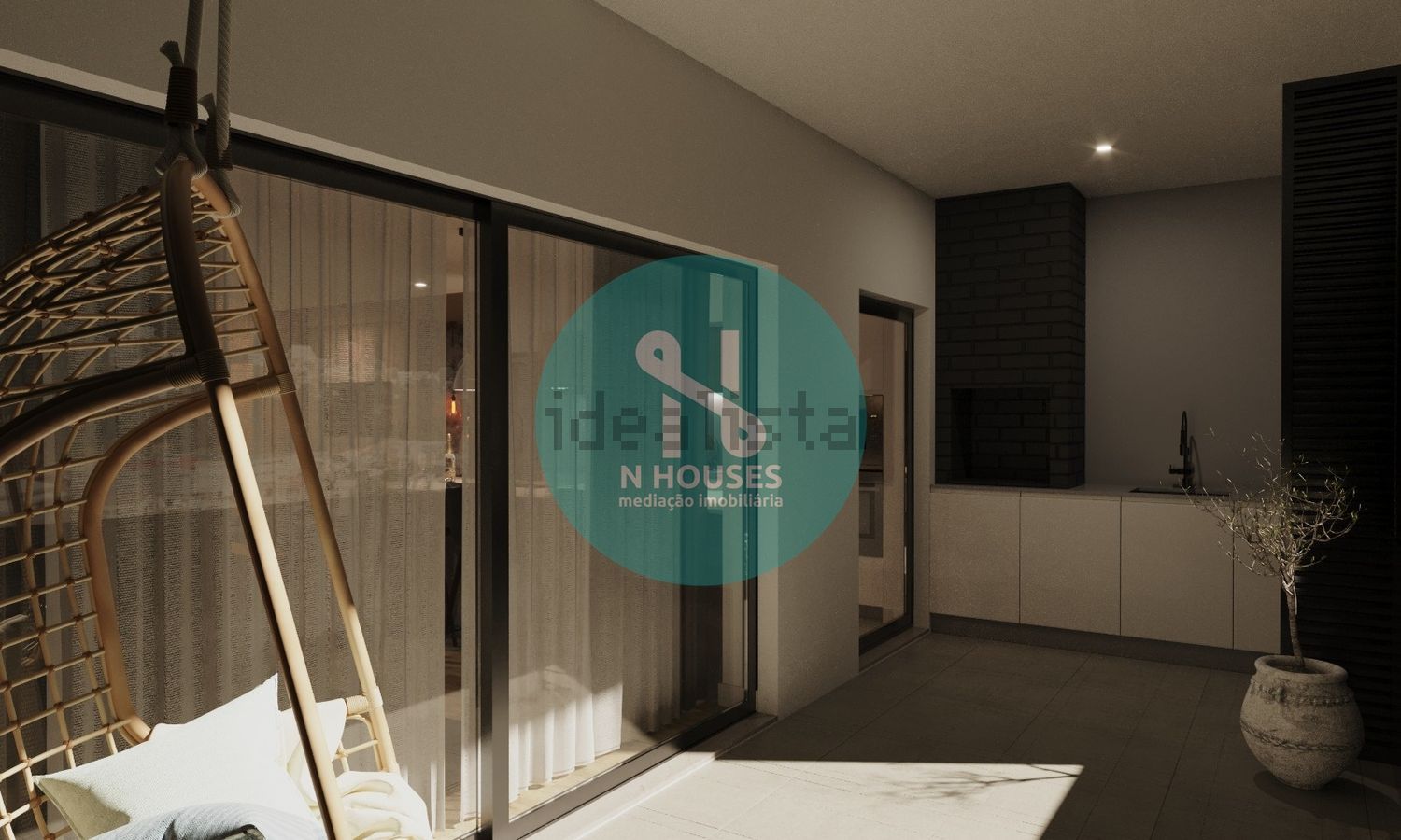 公寓 t3出售在Avenida de São Lourenço - 露台