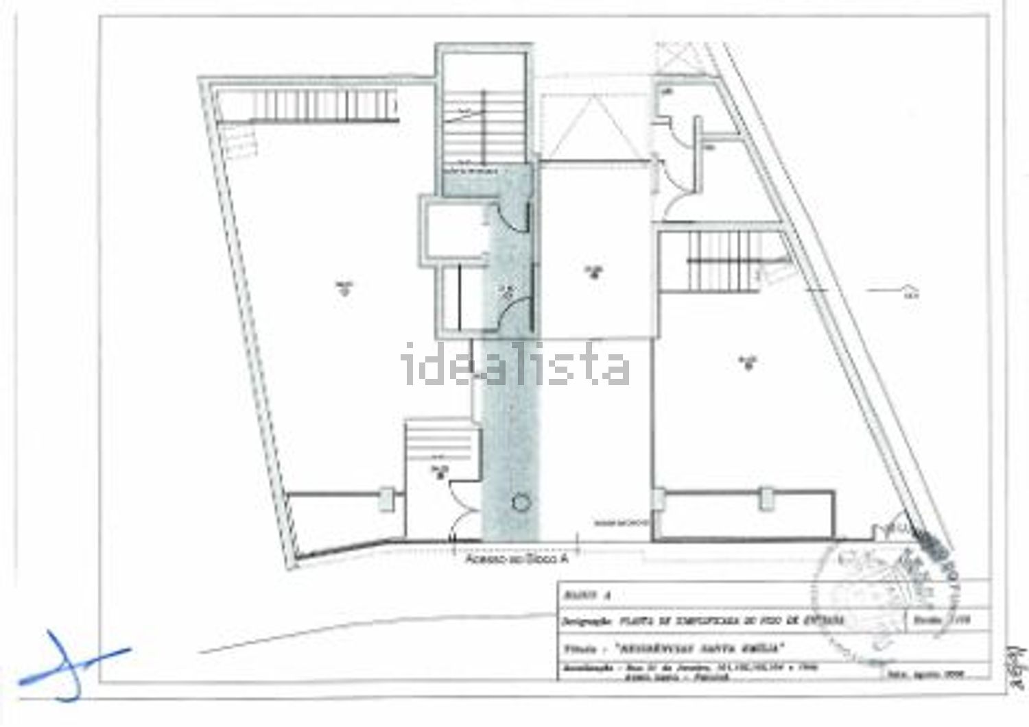 公寓 t3出售在Rua 31 de Janeiro, 101 - 平面图