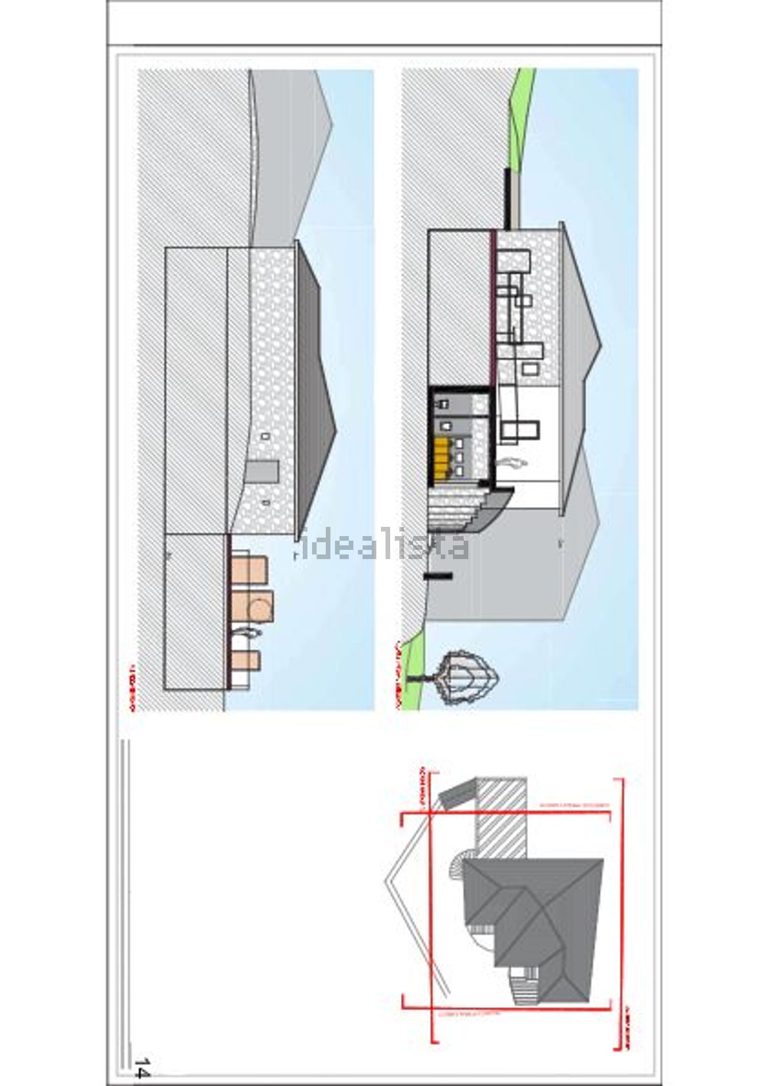 小楼房或独栋别墅出售在Avenida São João Baptista - 平面图