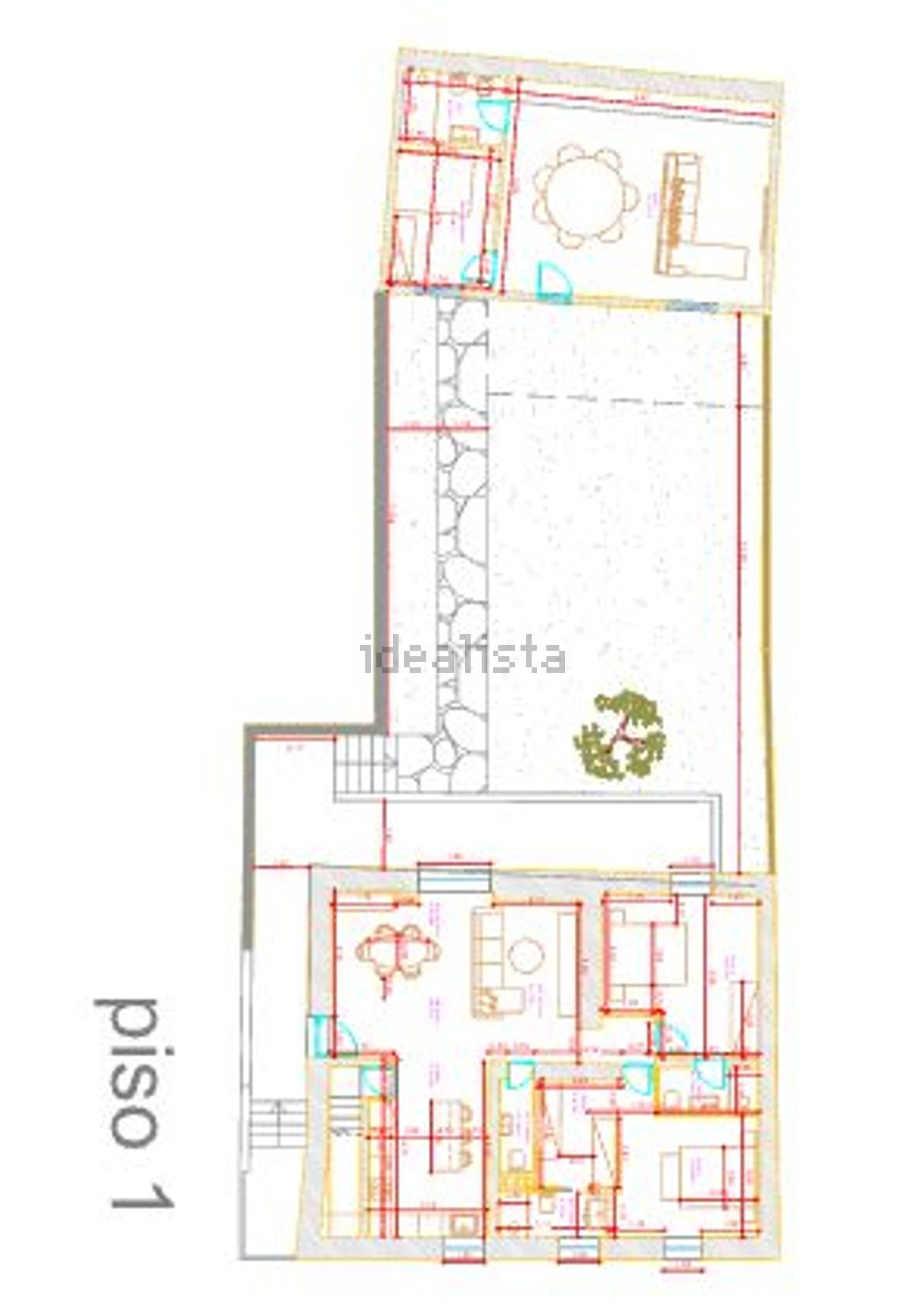 双拼别墅出售在Rua Caruma - 平面图