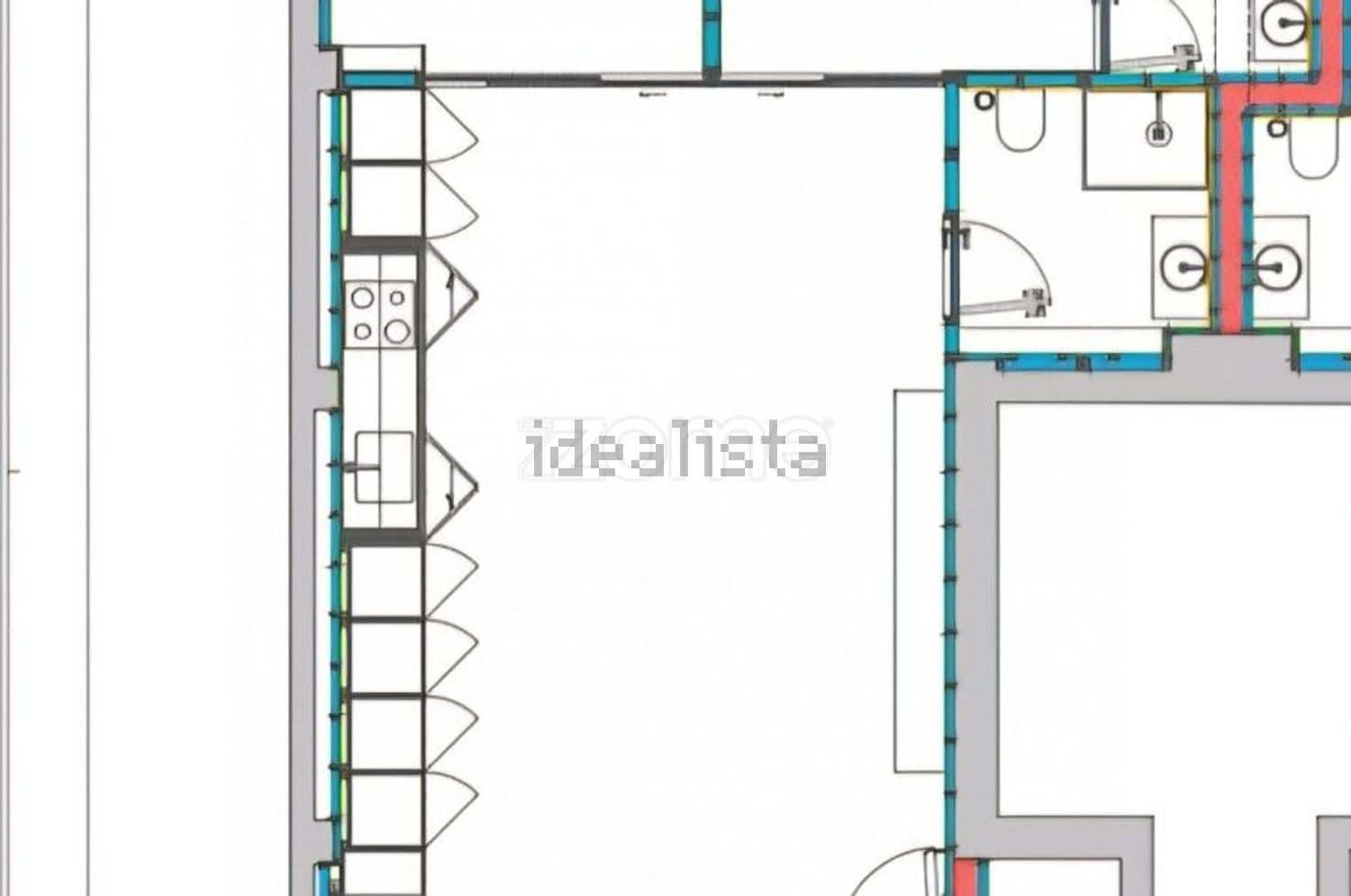 公寓 t2出售在Rua Damião de Góis, 120 - 平面图