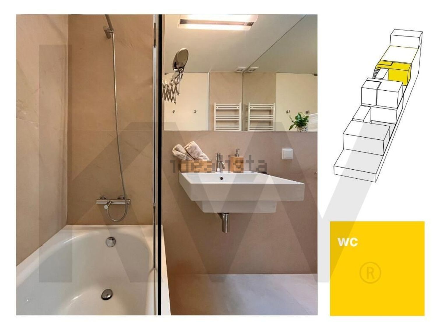 联排别墅出售在Vau - 卫生间