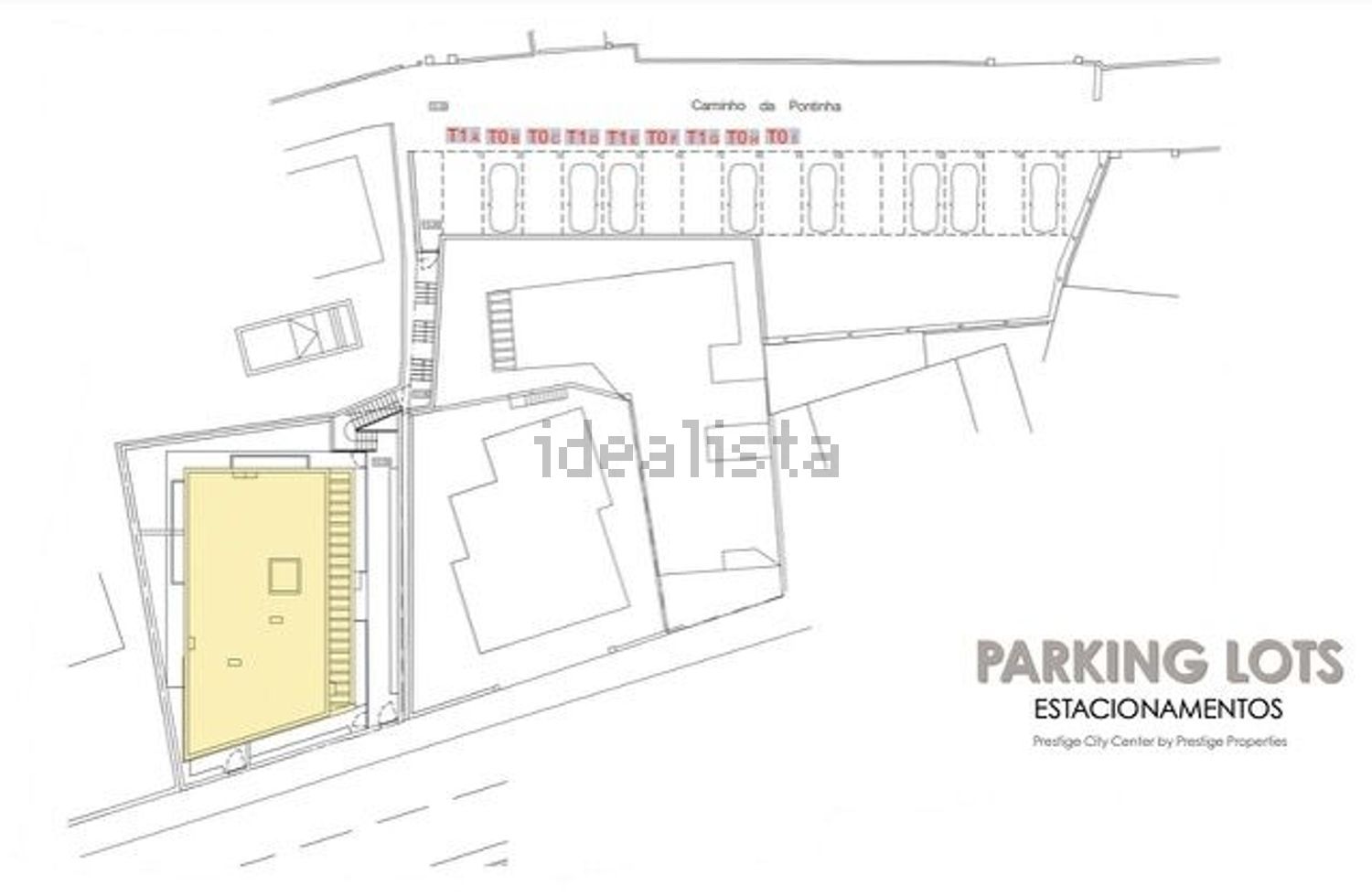 T0（单人公寓）出售在Rua do Infante Dom Henrique, 31 - 平面图