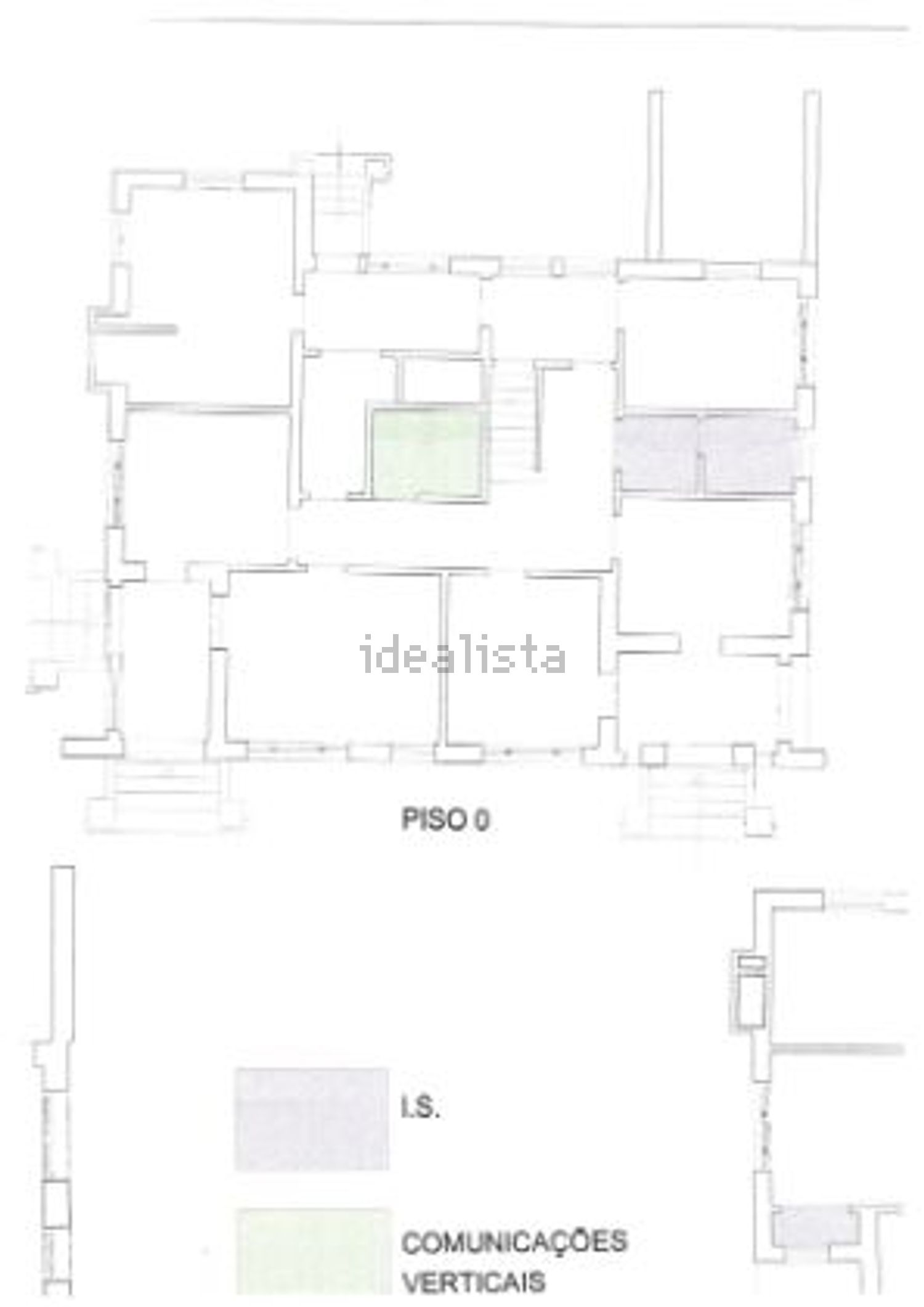 小楼房或独栋别墅出售在Rua Doutor Manuel Moutinho s/n - 平面图