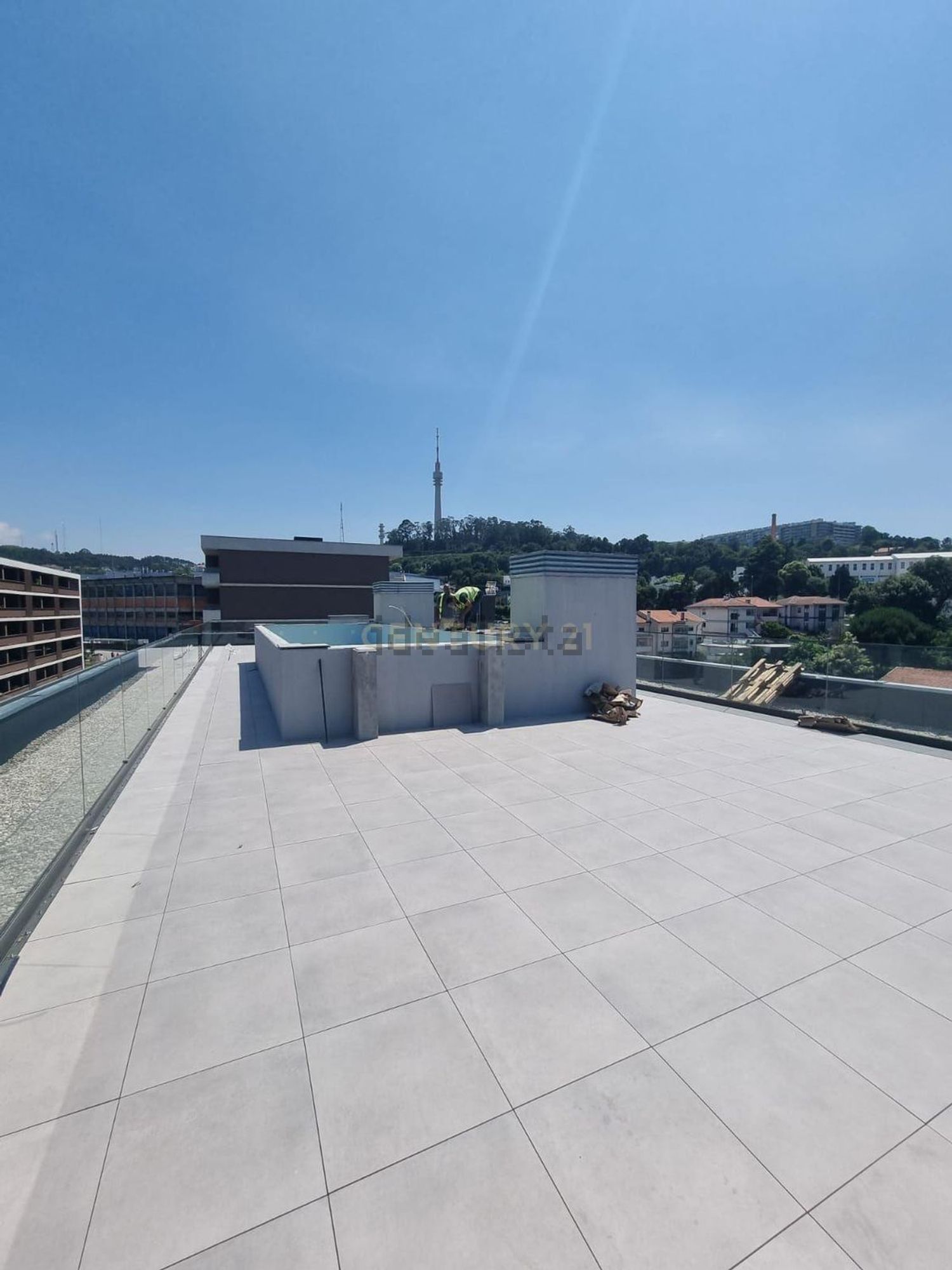 出租t0（单人公寓）在Avenida João Silva Pinto, 564 - 阳台