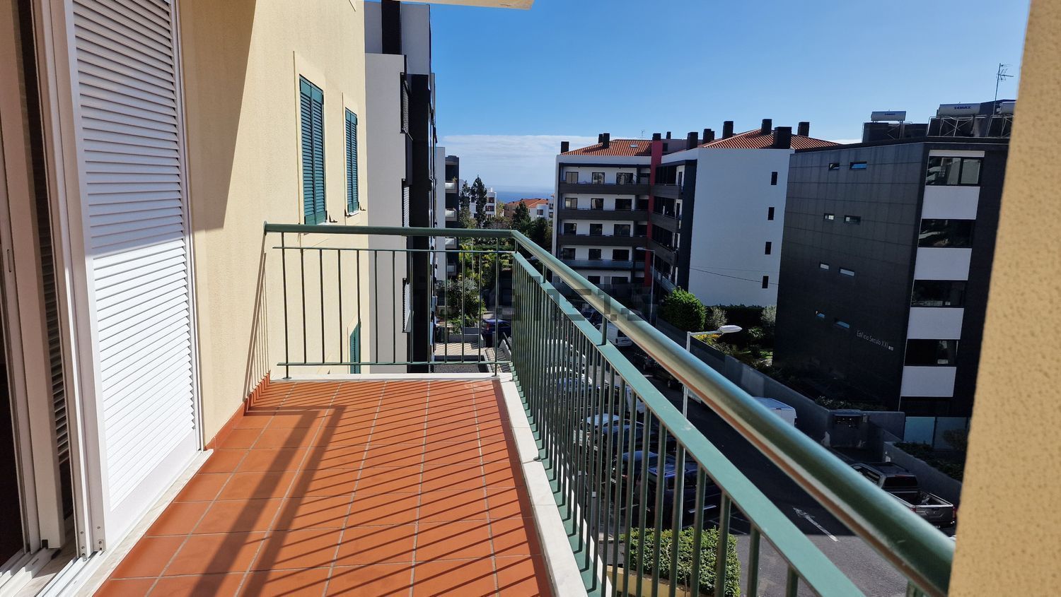 出租公寓 t2在Avenida da Madalena, 85 - 露台