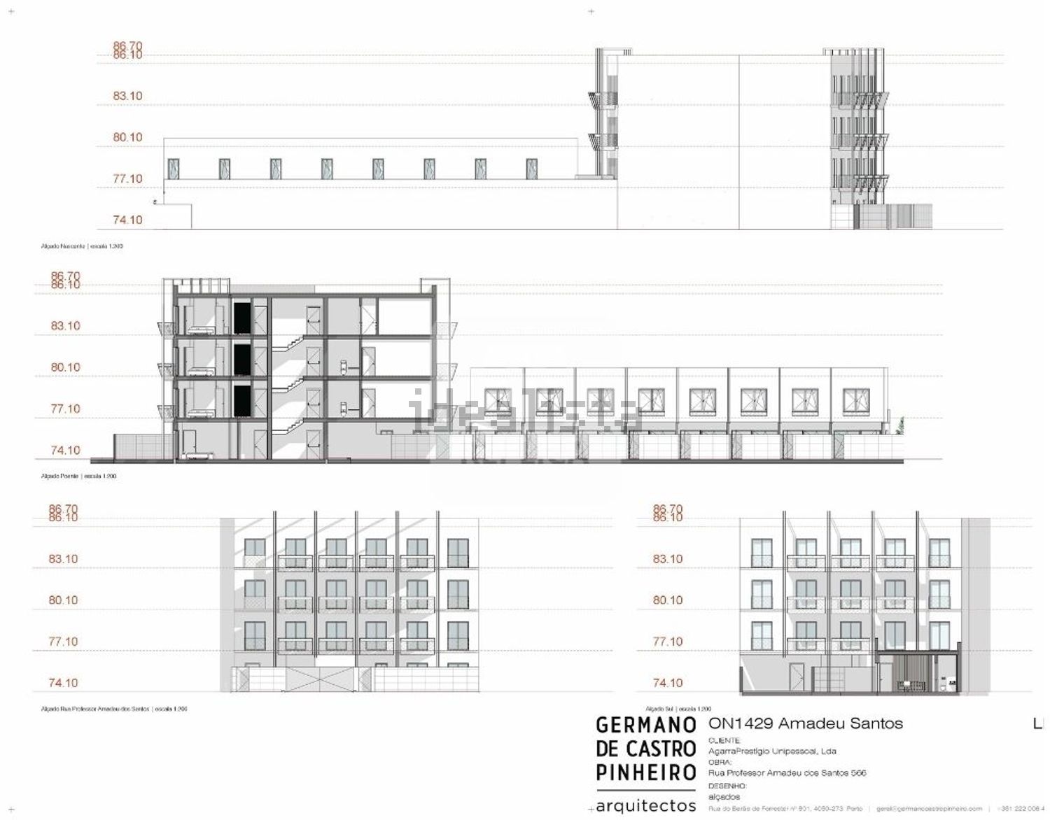 公寓 t1出售在 Centro de Valadares - Penedo - Valadarinho - 平面图