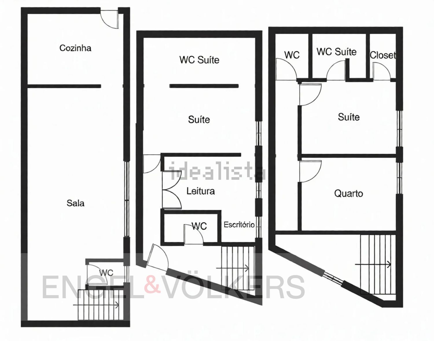 公寓 t2出售在Foz Velha - 平面图