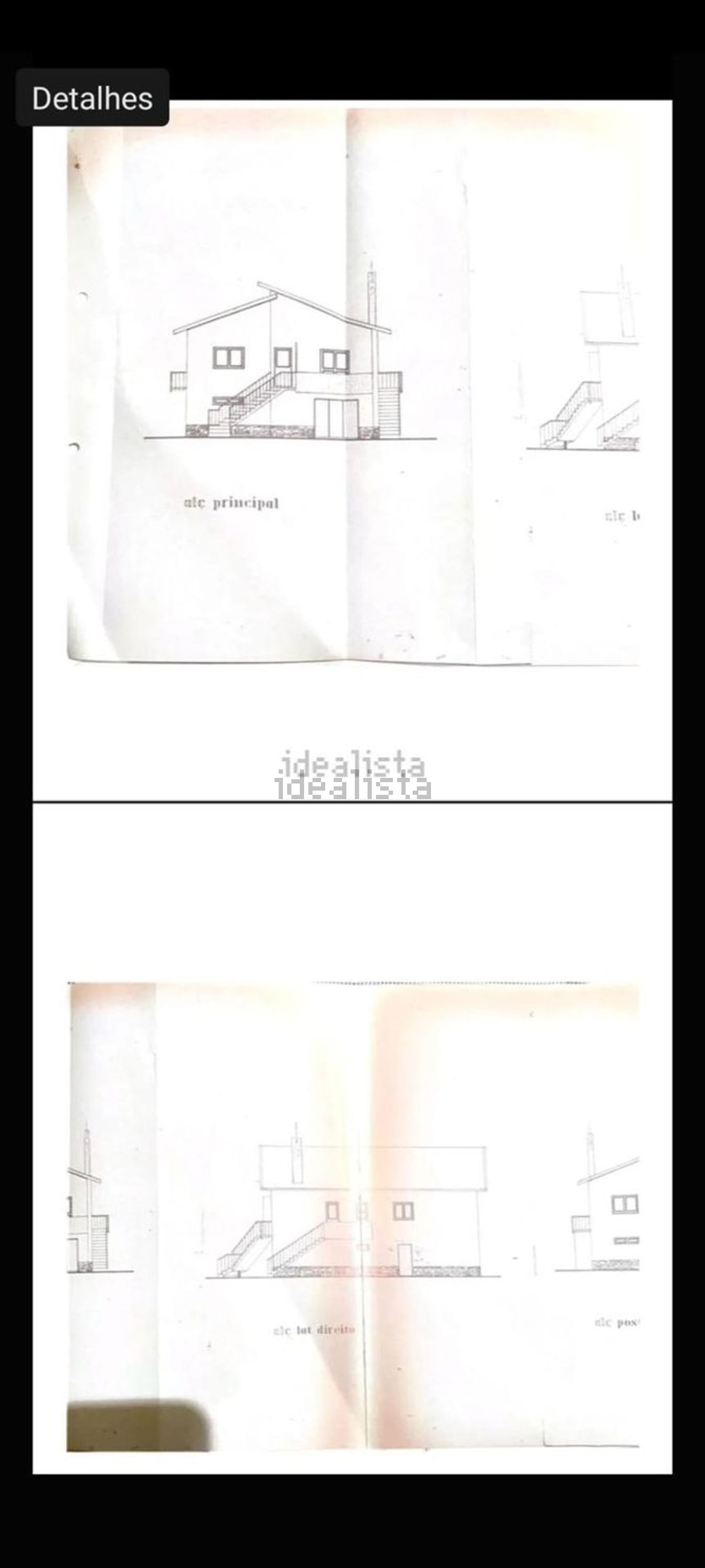小楼房或独栋别墅出售在Rua Esquitance - 平面图