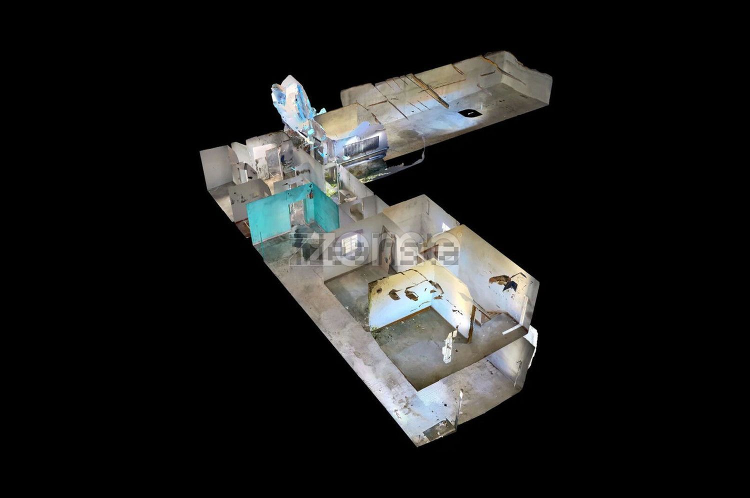 小楼房或独栋别墅出售在Rua Central do Viso, 150 - 平面图