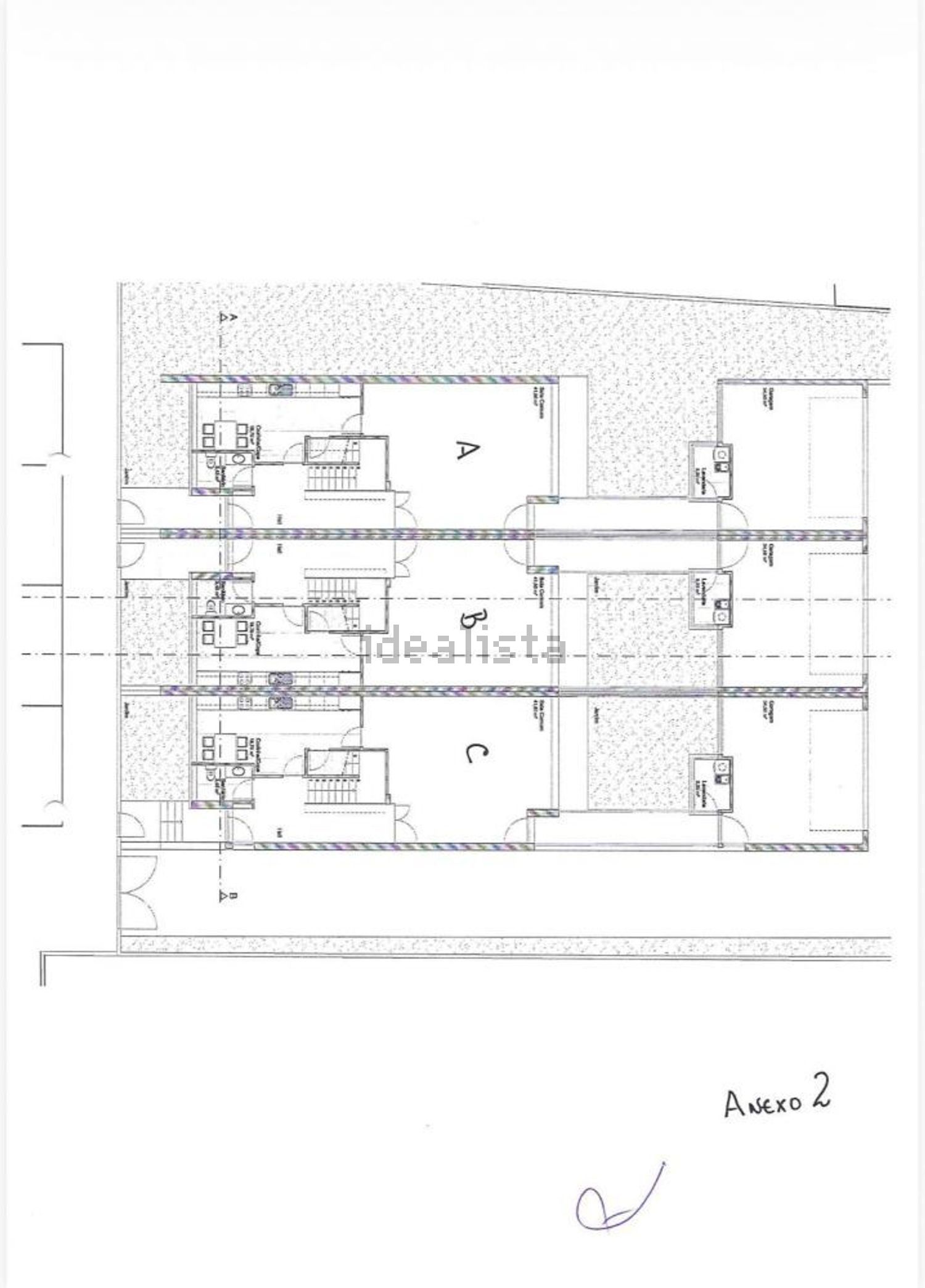 双拼别墅出售在Rua de Vilar, 1160 - 平面图
