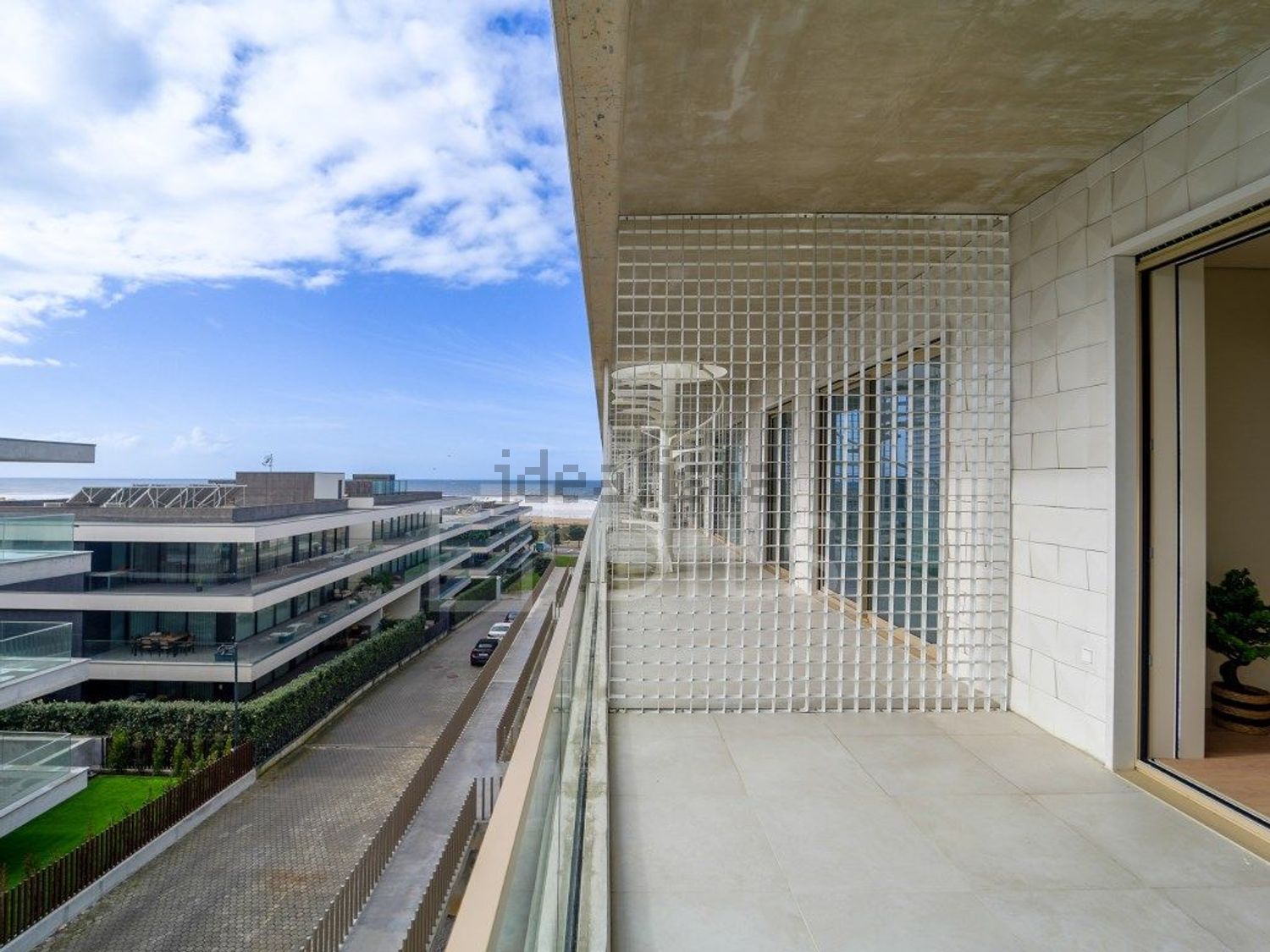 出租公寓 t2在Avenida da Beira-Mar, 3321 - 露台