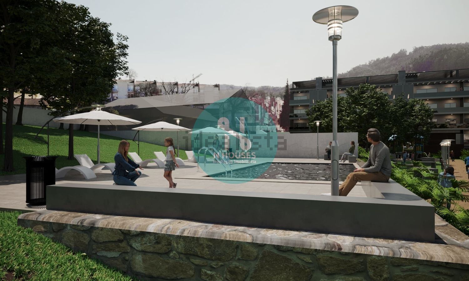 公寓 t3出售在Avenida de São Lourenço - 游泳池