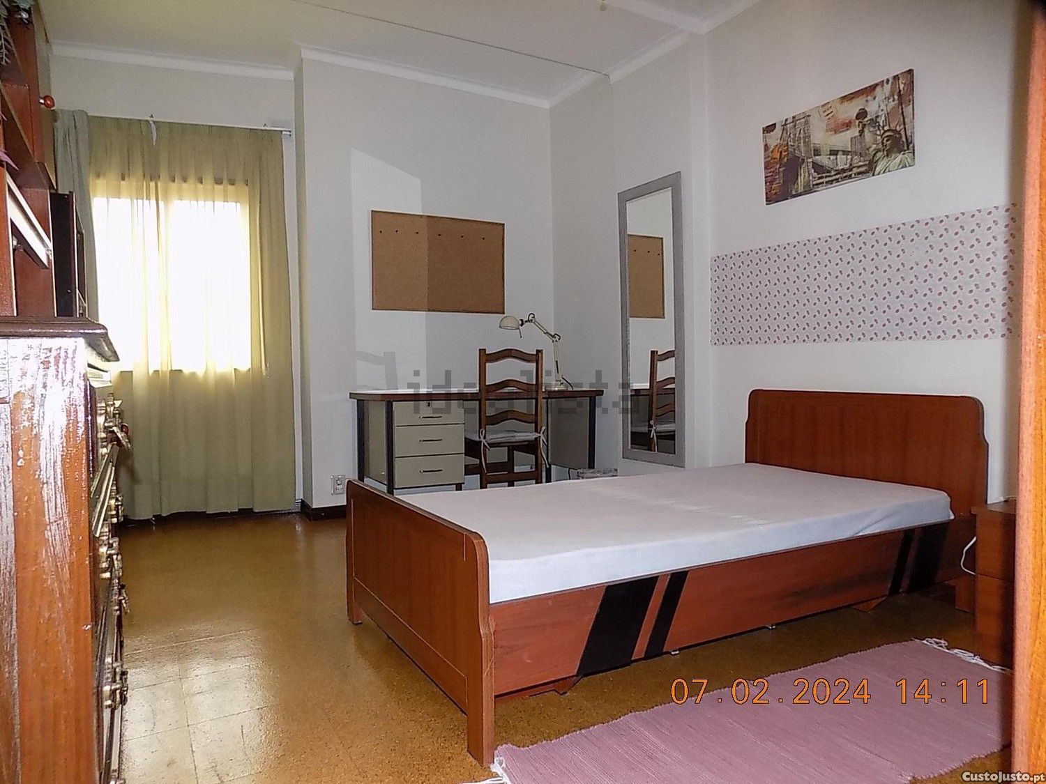 出租房间在Rua Padre António Vieira, 66 - 卧室