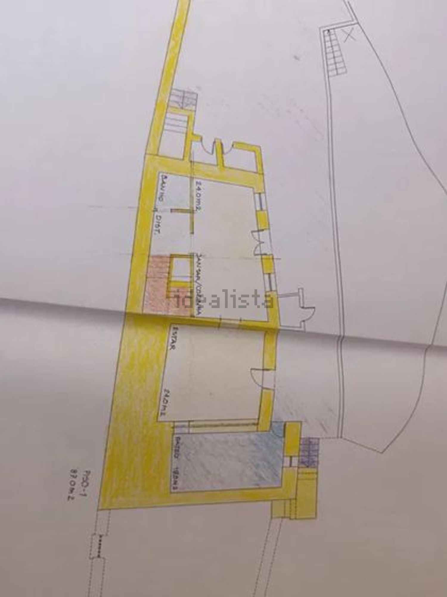 小镇楼房出售在Cinfães - 平面图