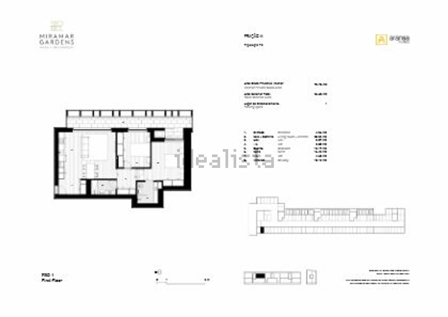 公寓 t2出售在Rua José Camarinha Barrote, 536 - 平面图