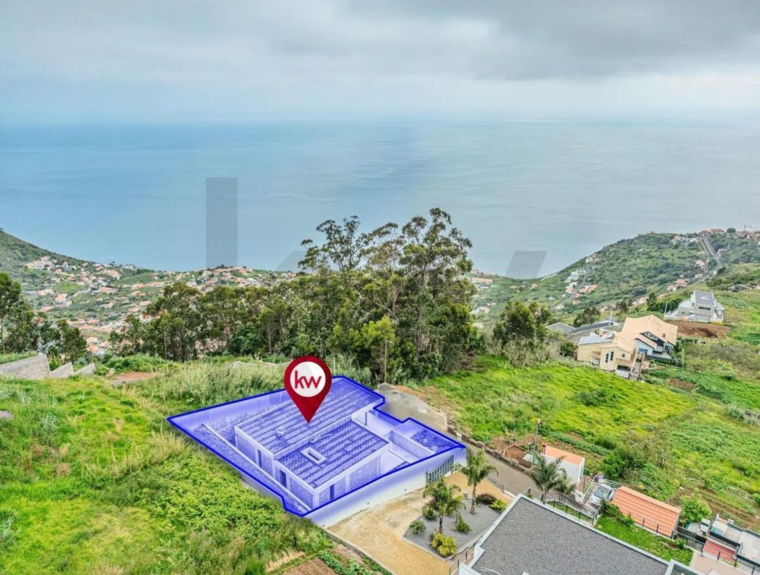 小楼房或独栋别墅出售在Arco da Calheta - 视线