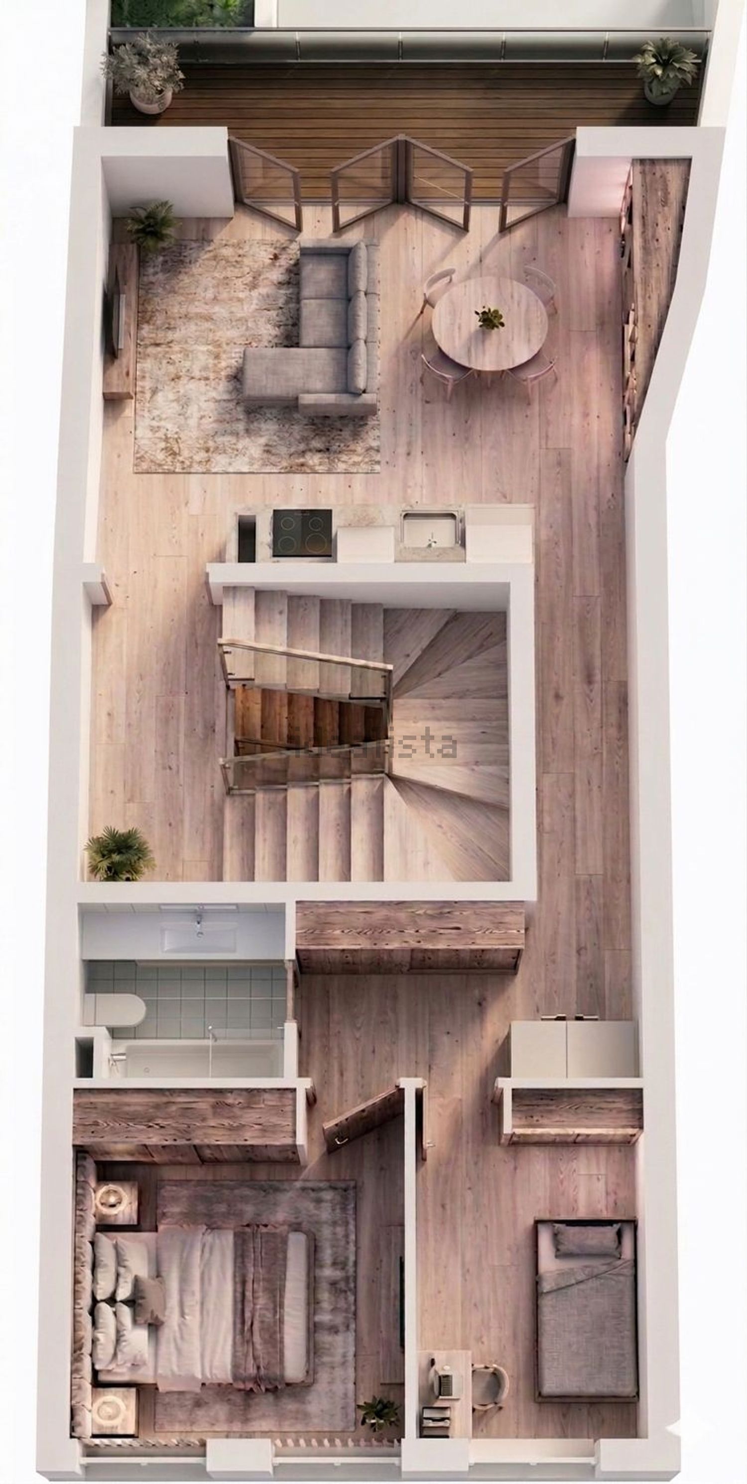公寓 t2出售在Rua São Roque da Lameira, Campanhã, 2330 - 平面图