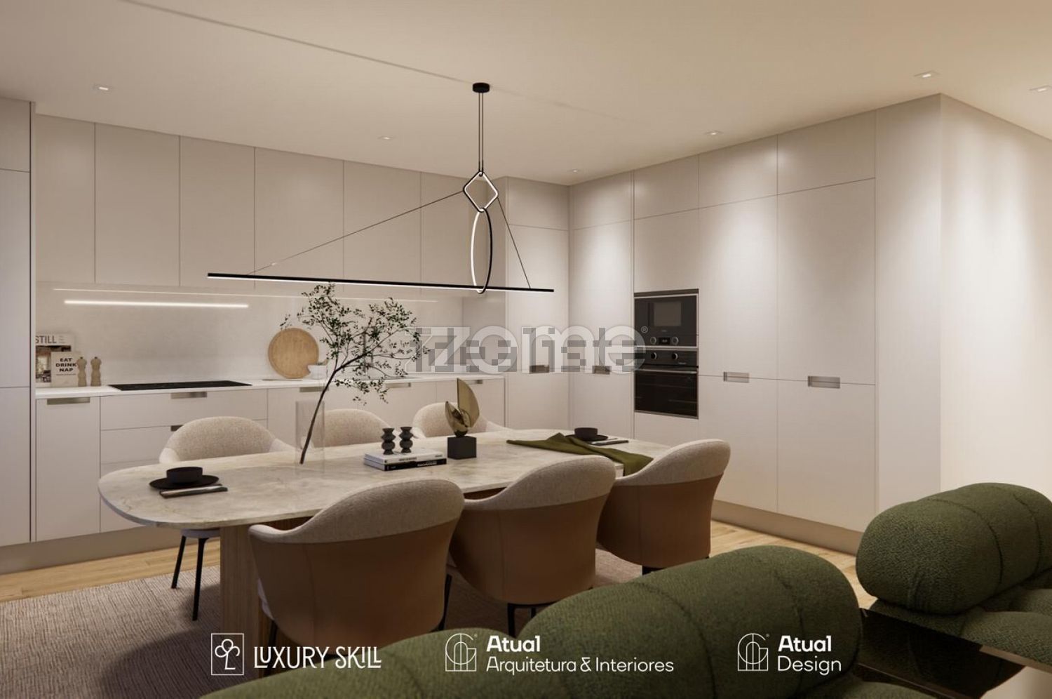 公寓 t2出售在Santa Eulália - 客厅