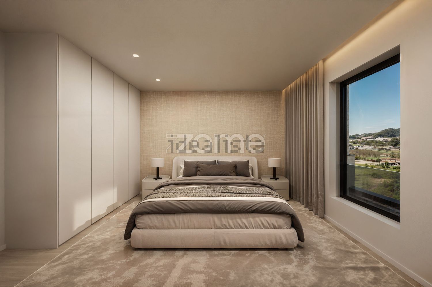 双拼别墅出售在Fermentões - 卧室