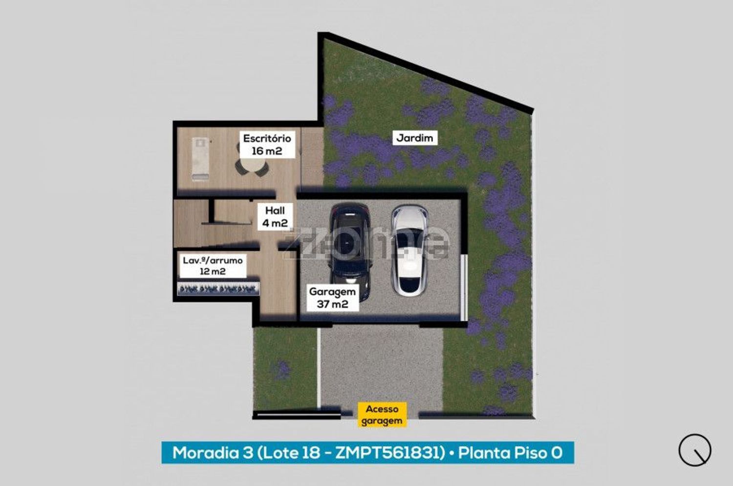 联排别墅出售在Rua Doutor Virgílio Miguel Mendes Oliveira Piçarra, 29 - 平面图