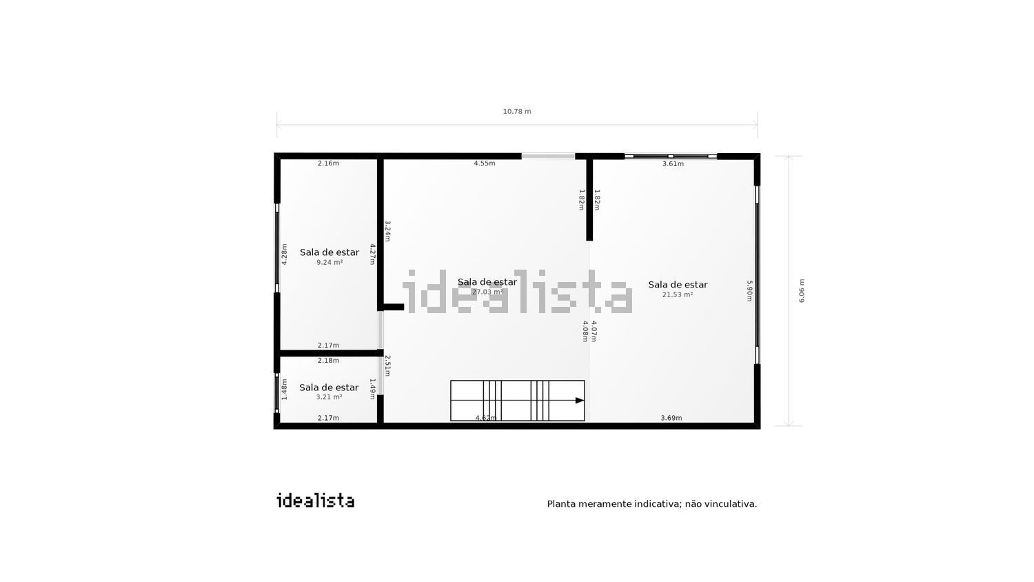 小楼房或独栋别墅出售在Travessa da Costa s/n - 平面图