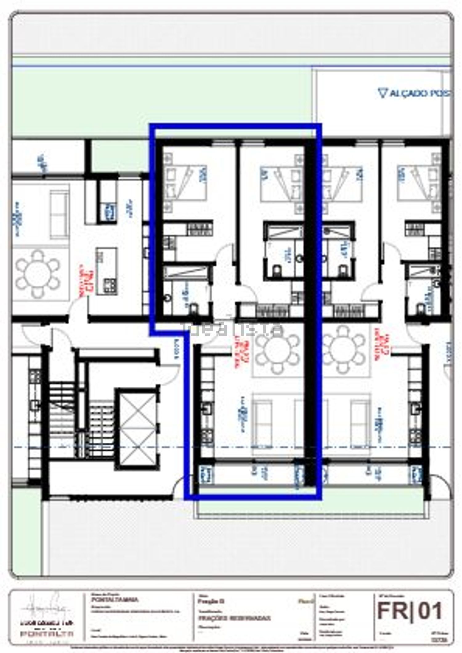 公寓 t2出售在Rua Fernão de Magalhães s/n - 平面图