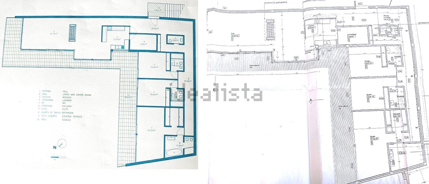 小楼房或独栋别墅出售在Rua Baixa do Monte Verde, 21 - 平面图