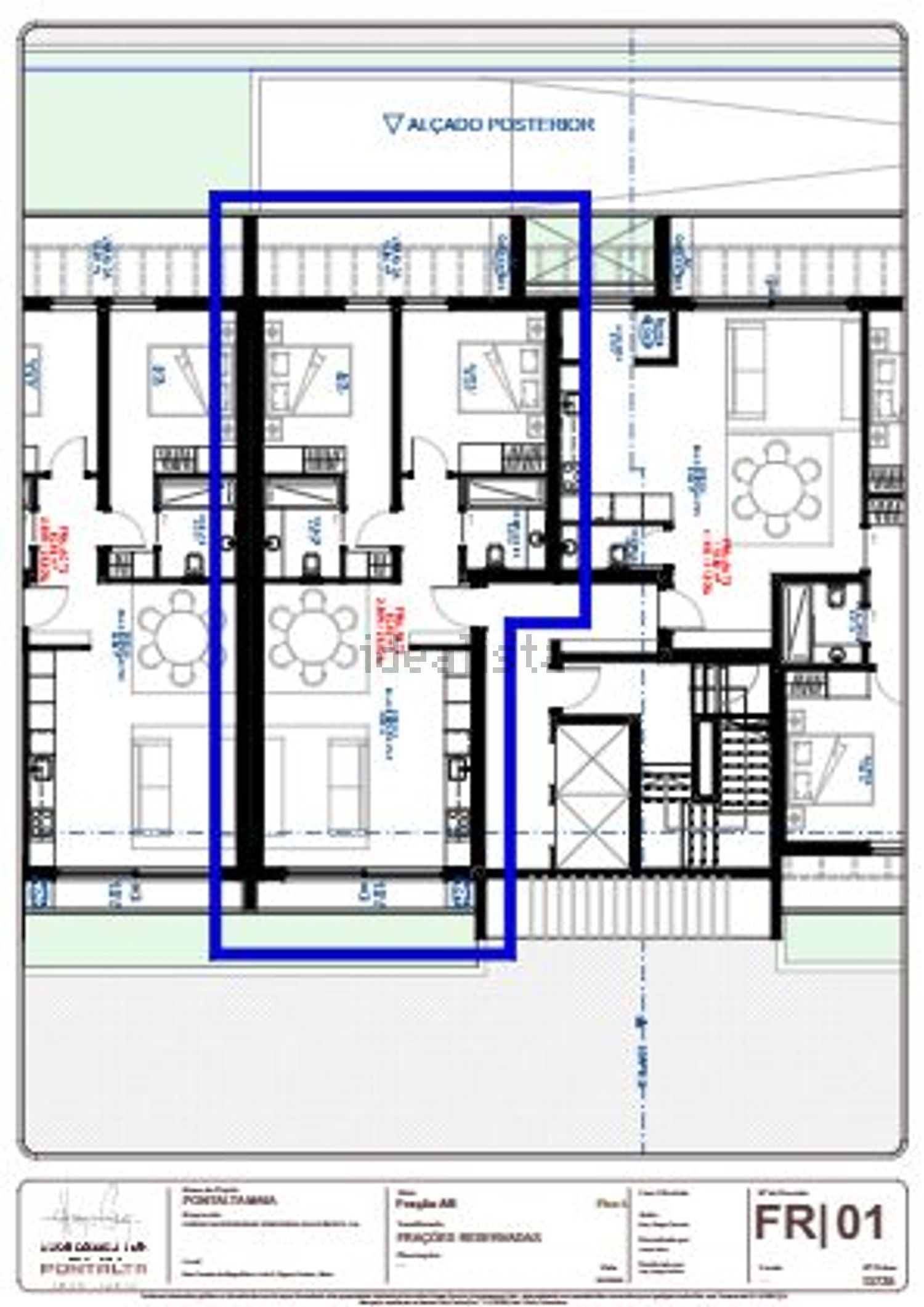 公寓 t2出售在Rua Fernão de Magalhães s/n - 平面图