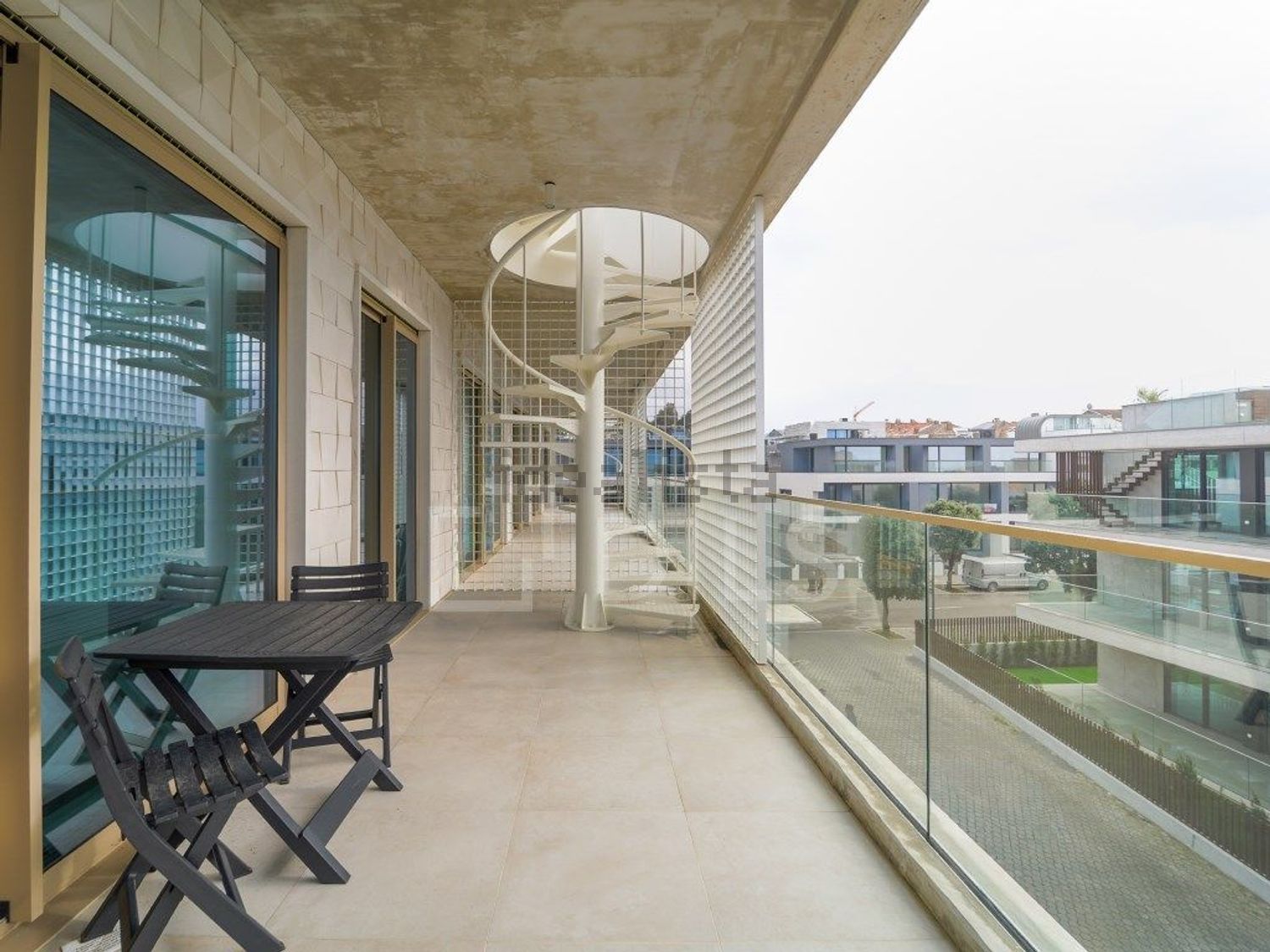 出租公寓 t2在Avenida da Beira-Mar, 3321 - 露台