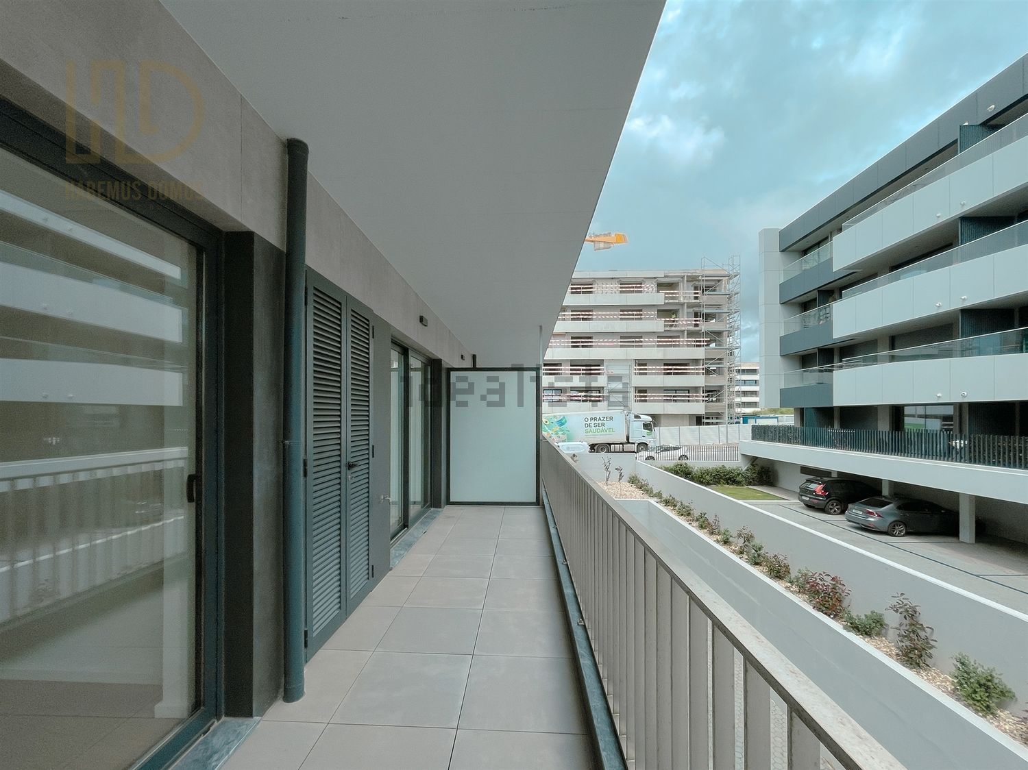 出租公寓 t2在Rua da Arrábida, 89 - 露台