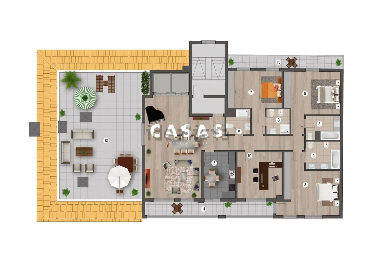 顶层公寓出售在Rua do Carmo s/n - 照片