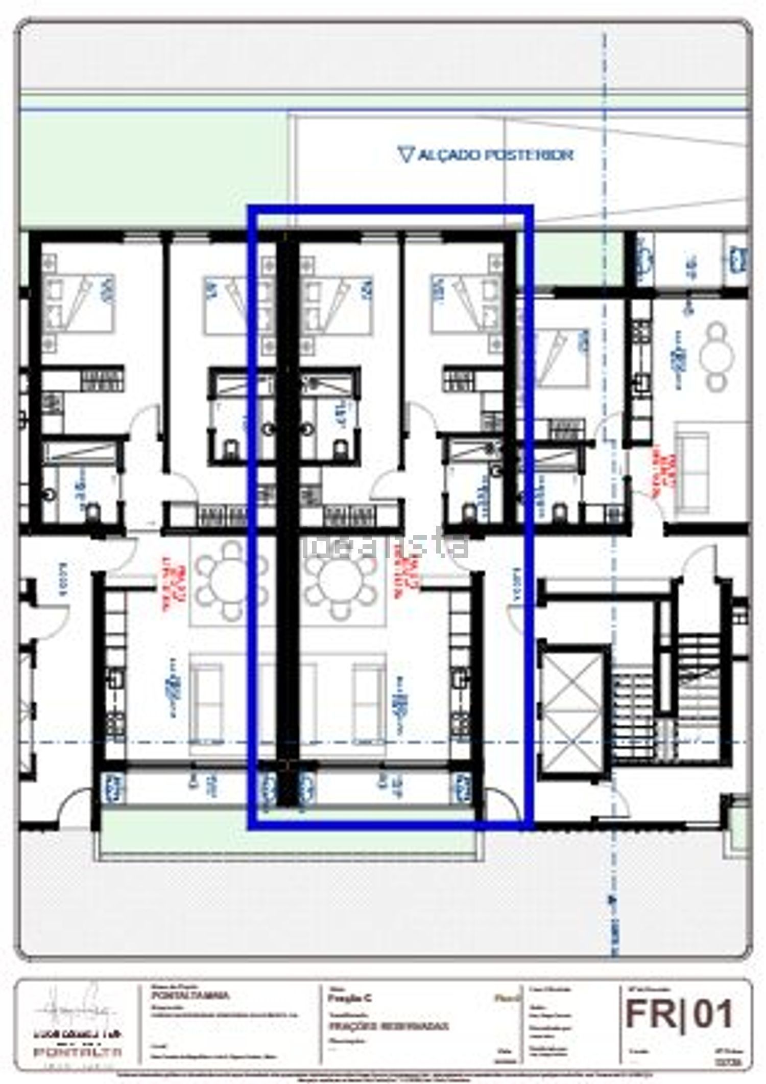 公寓 t2出售在Rua Fernão de Magalhães s/n - 平面图