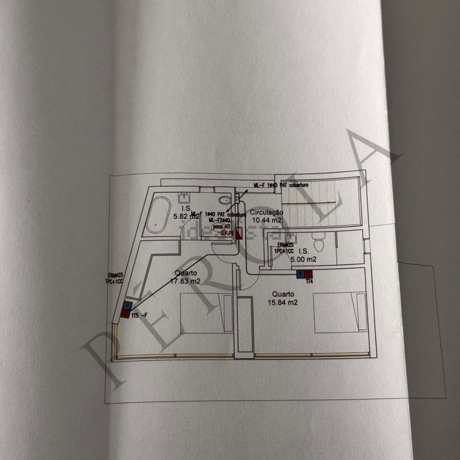 小楼房或独栋别墅出售Impasse da Calçada - 平面图