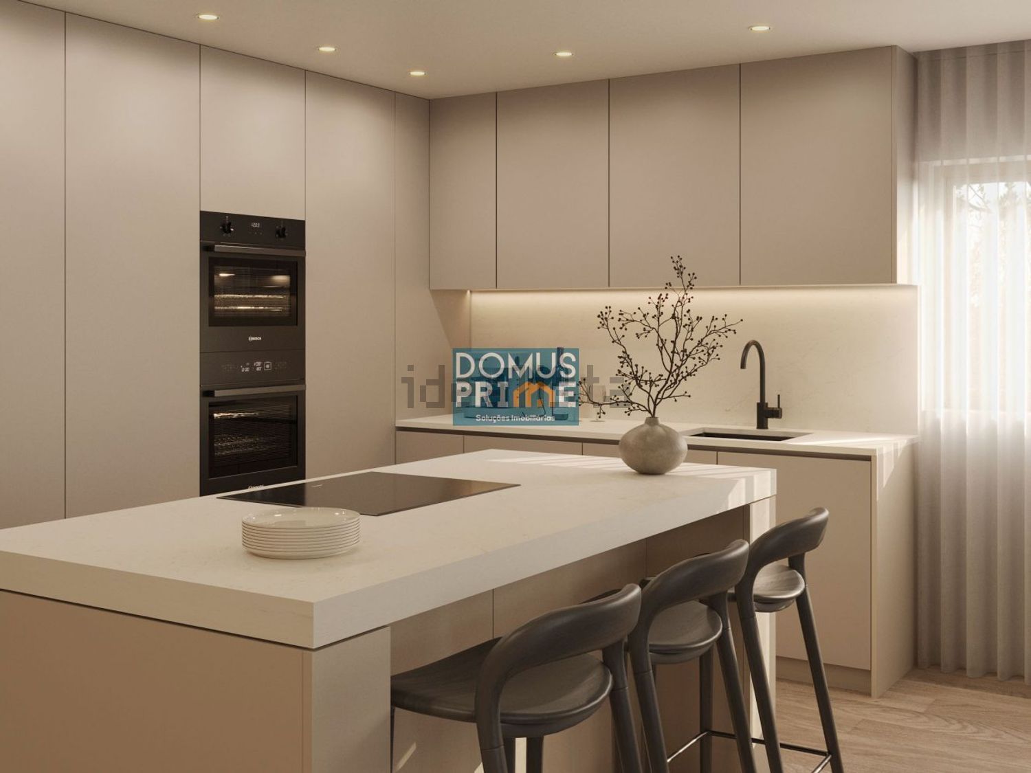 小楼房或独栋别墅出售在Adaúfe - 厨房