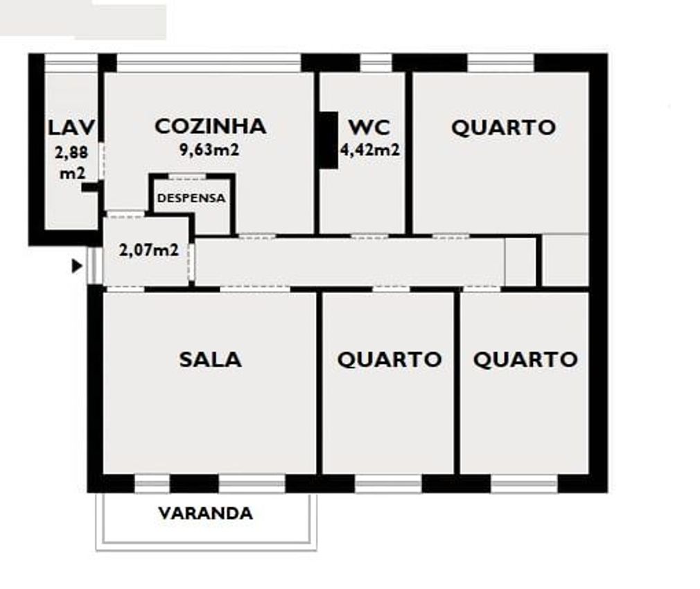 出租公寓 t4在Rua de Dom João Coutinho, 47