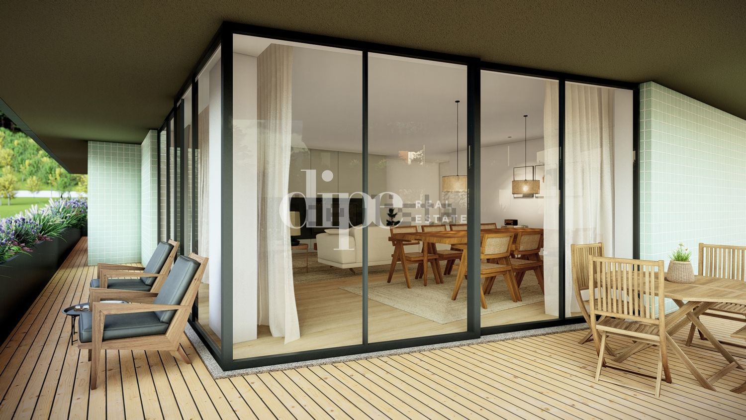 公寓 t3出售在Mesão Frio - 露台