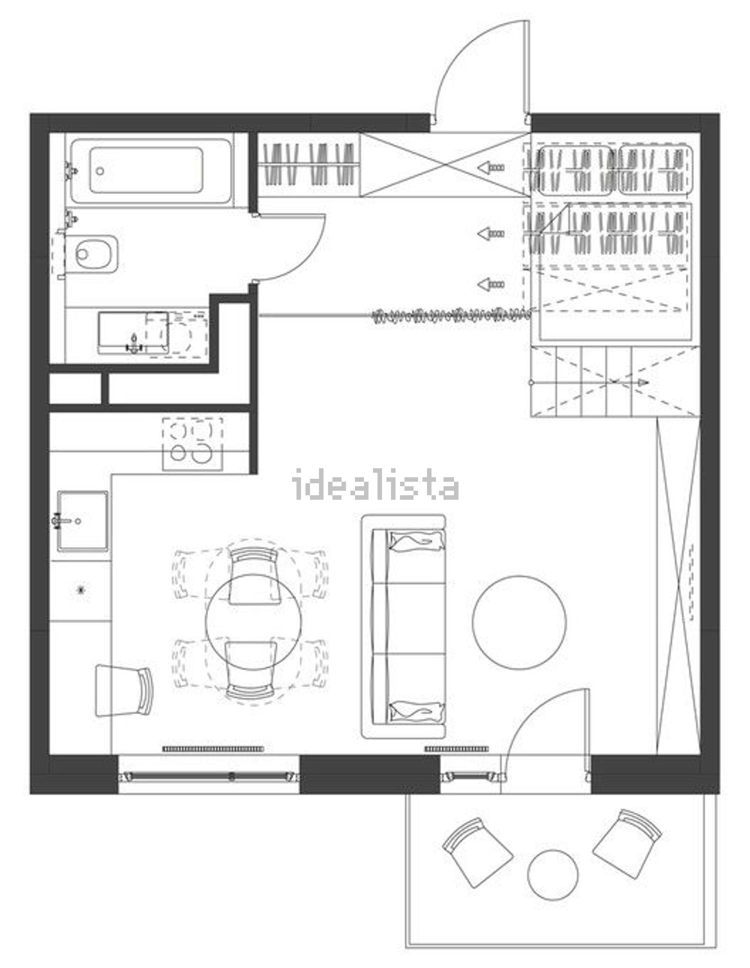 公寓 t2出售在Rua José da Cunha, 49 - 平面图