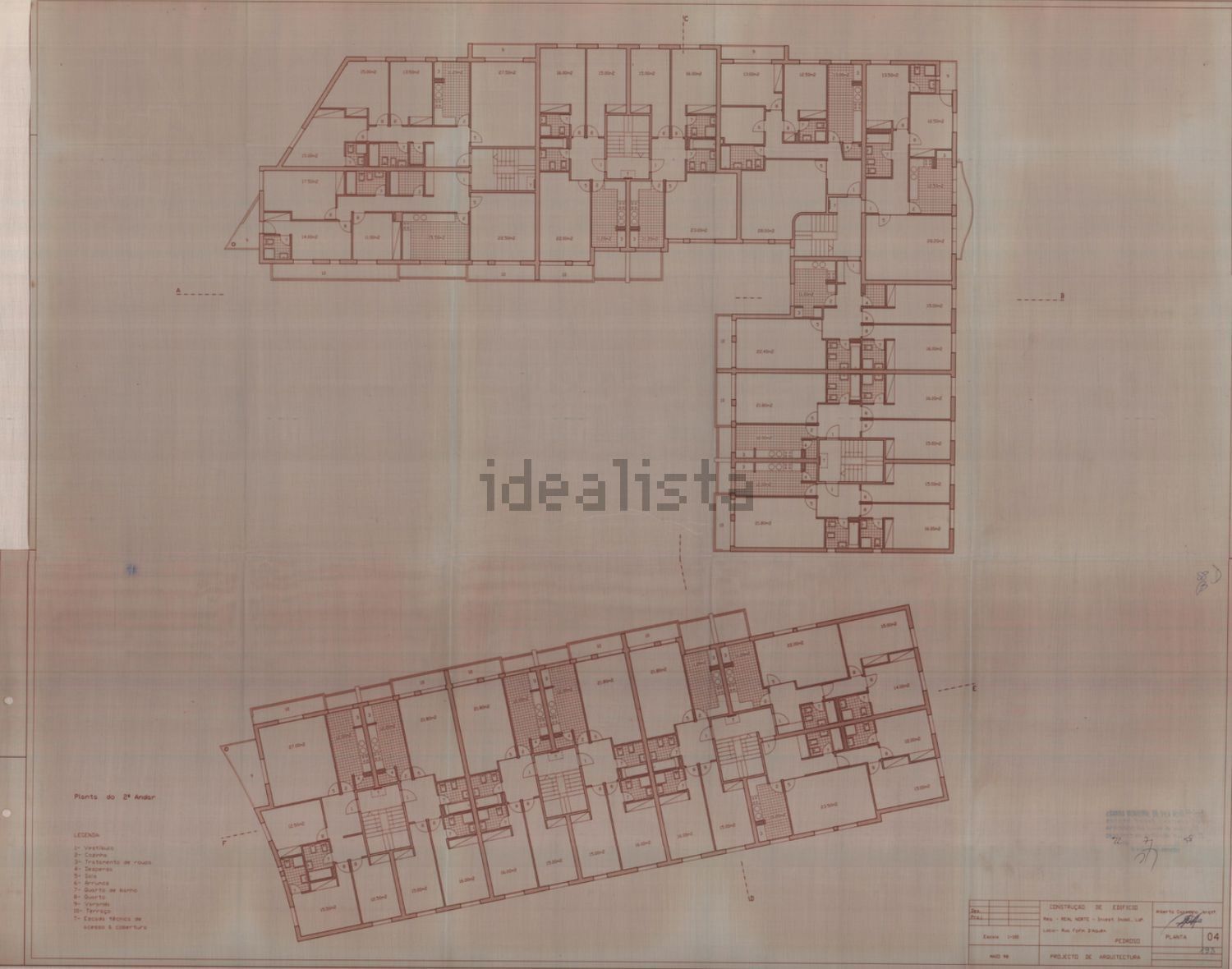 公寓 t3出售在Rua fofim de aquem, 1118 - 平面图