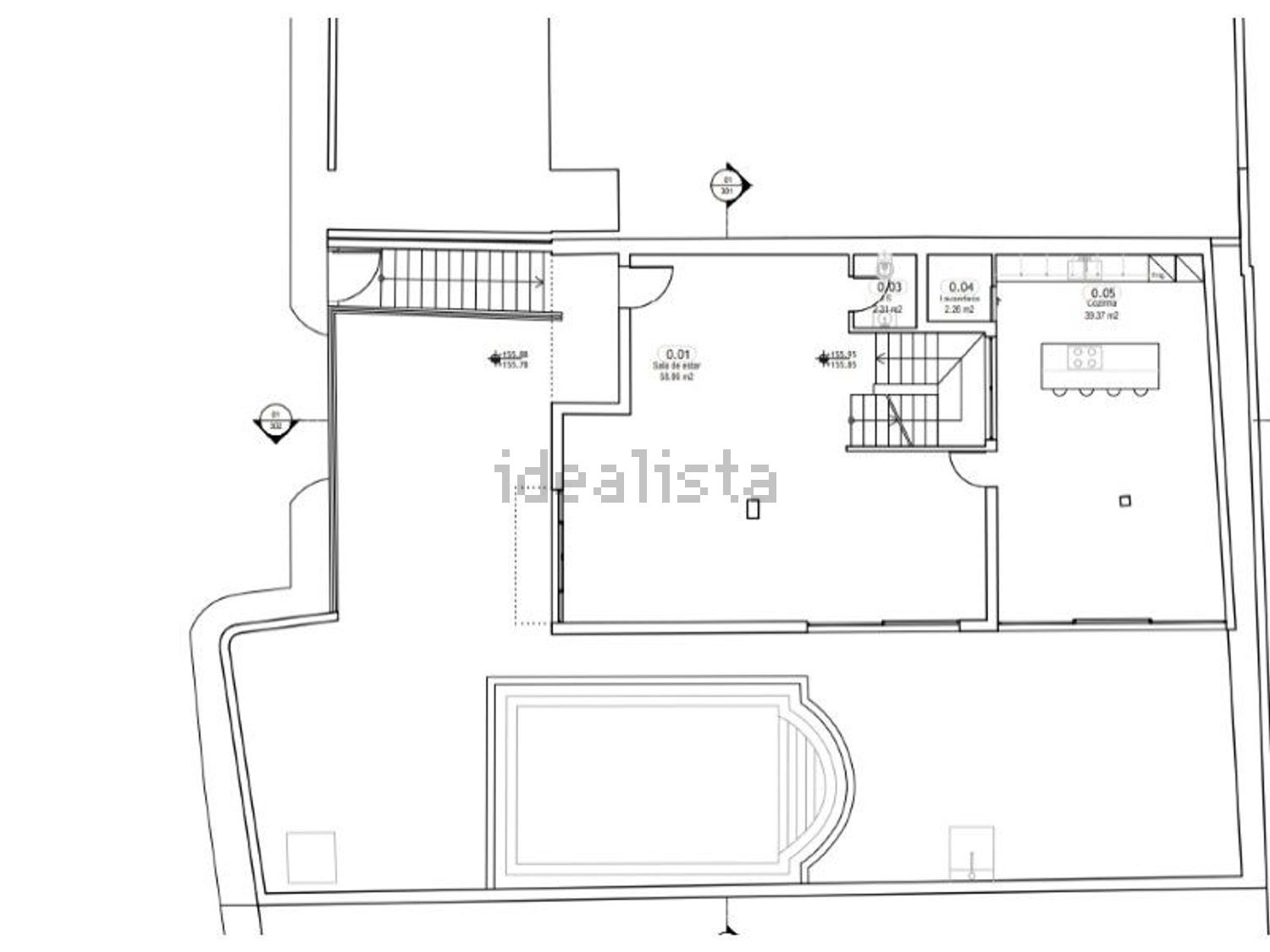 小楼房或独栋别墅出售在Beco da Fruta, 5 - 平面图