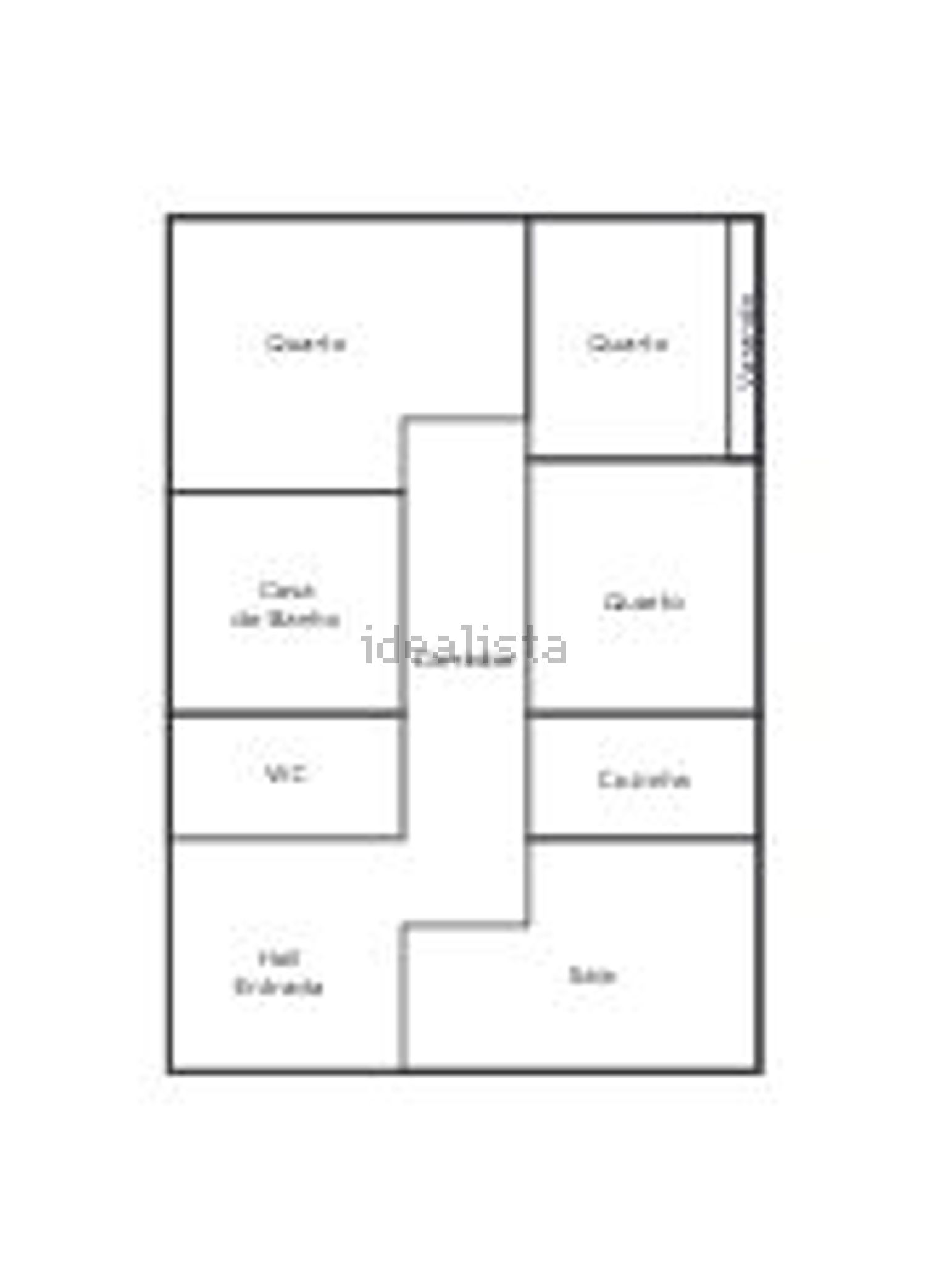 公寓 t3出售在Rua Santa Joana s/n - 平面图