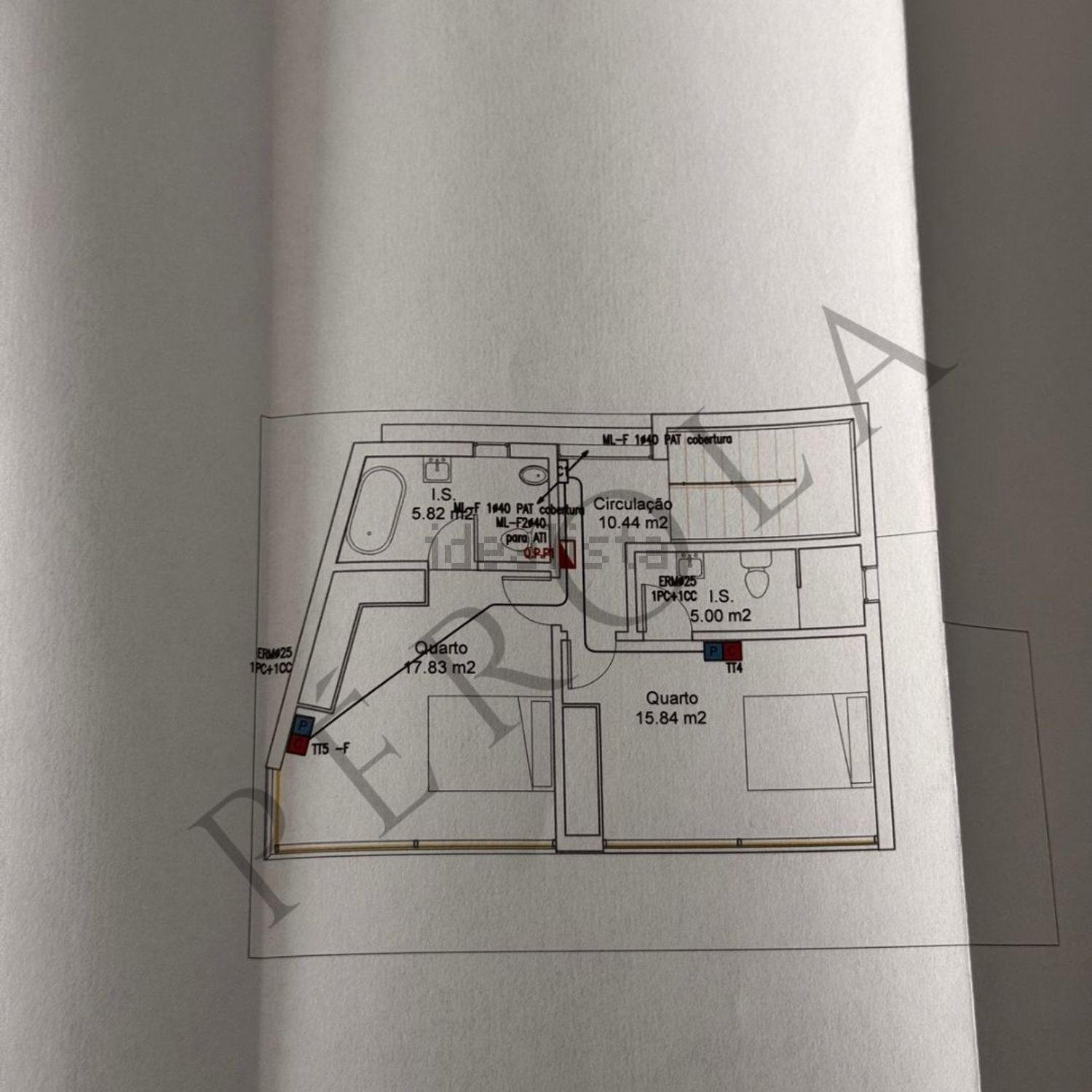 小楼房或独栋别墅出售Impasse da Calçada, 12 - 平面图