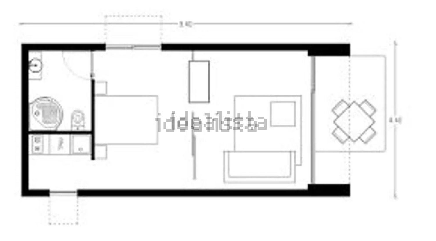 公寓 t2出售在Rua David Mourão Ferreira s/n - 平面图
