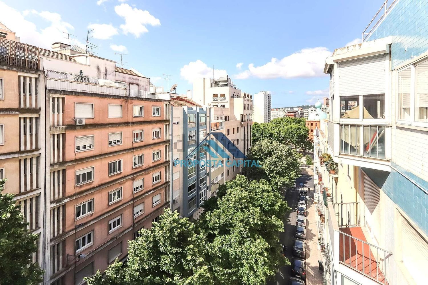 出租公寓 t1在 Av. de Roma - Campo Pequeno - 视线